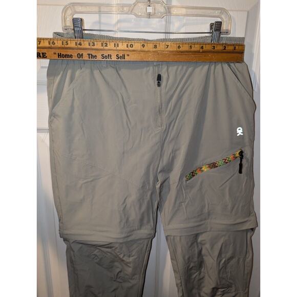 Little Donkey Andy Khaki Stretch Convertible Pants Quick Dry UV Protect Men’s L - Picture 4 of 14